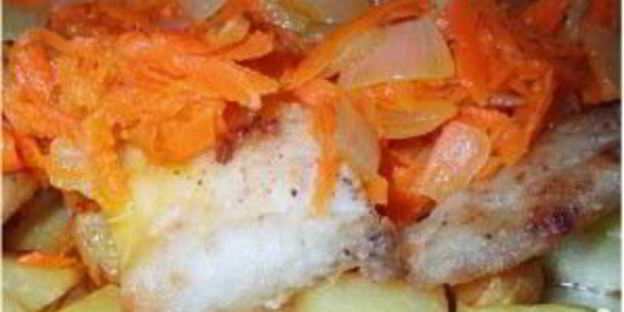 минтай жареный