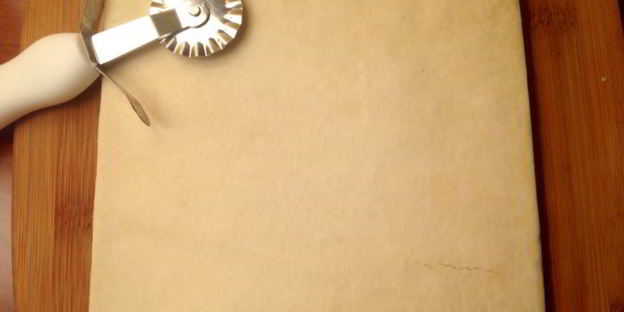 морские гребешки в слоеном тесте