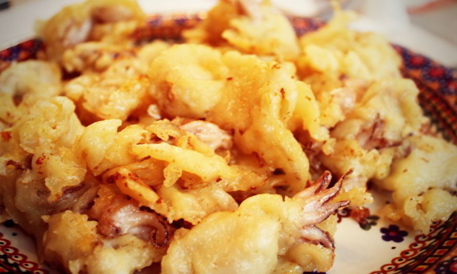 Рецепт осьминогов в кляре