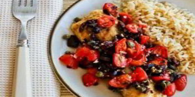 рыба кусочками, запеченная в духовке