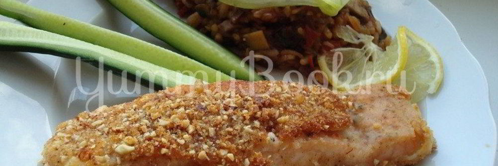 Рыба в миндальной панировке