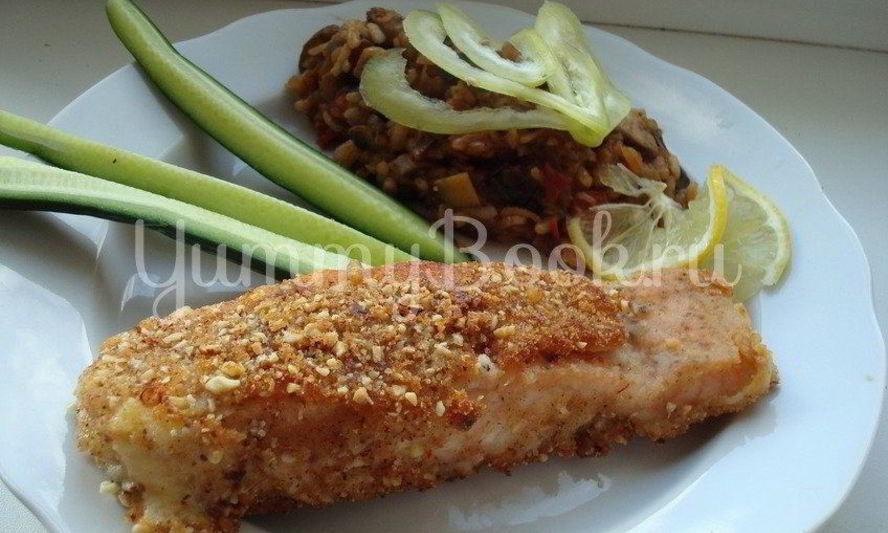 Рецепт рыбы в миндальной панировке