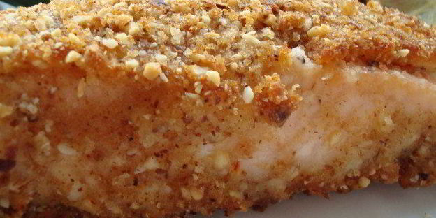 рыба в миндальной панировке