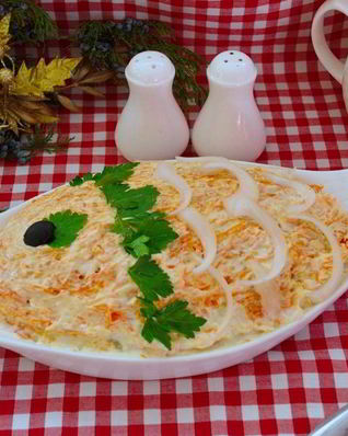 Селедка под пуховиком