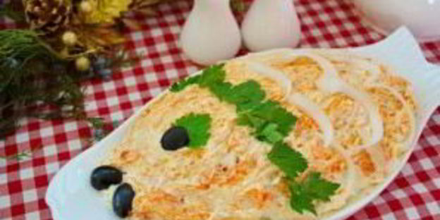 селедка под пуховиком