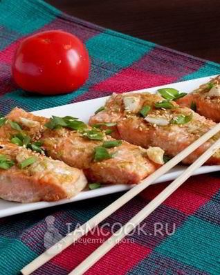 Семга по-азиатски