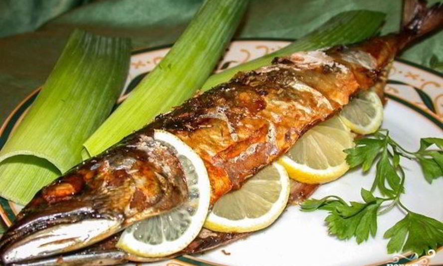 Рецепт скумбрии в духовке с лимоном