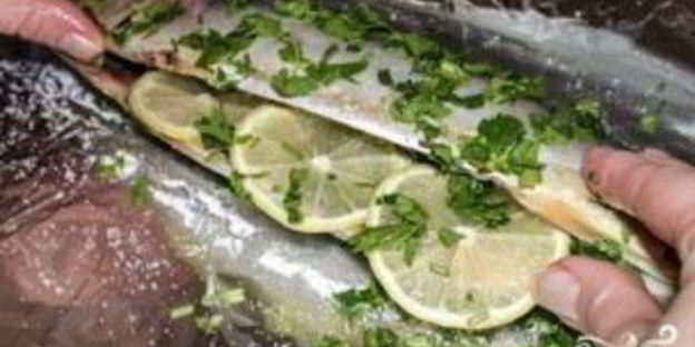 скумбрия в духовке с лимоном