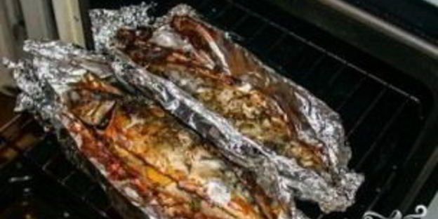 скумбрия в духовке с лимоном