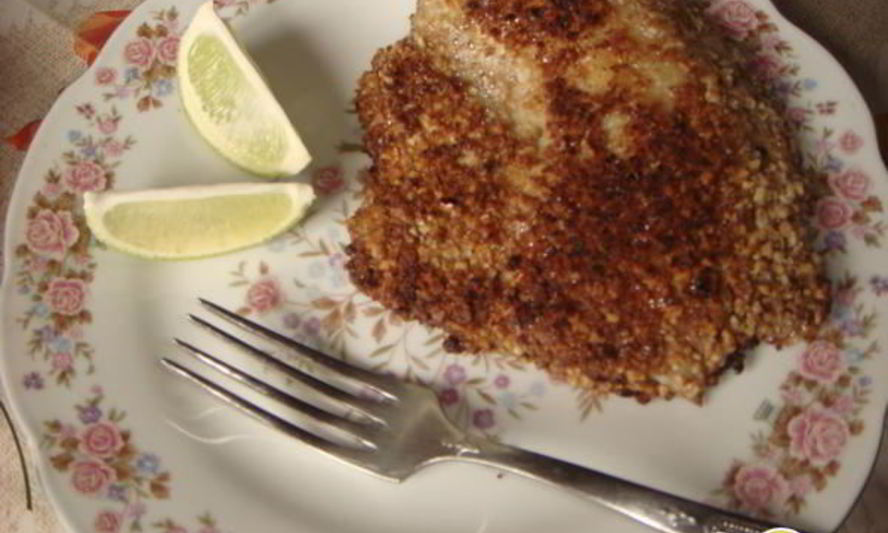 Рецепт тилапии в ореховой панировке