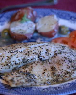 Тилапия в цитрусовом масле