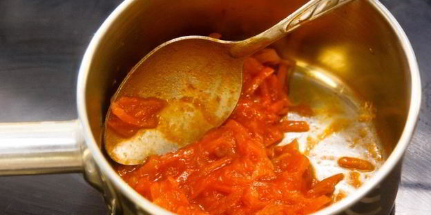 треска с пюре из кабачков