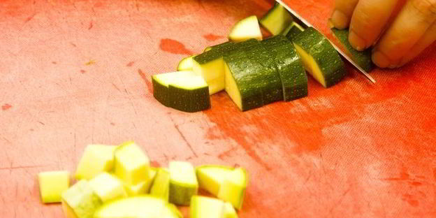 треска с пюре из кабачков