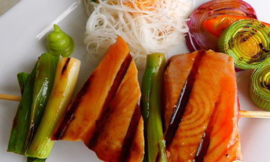 Рецепт тунца кусияки под соусом тарэ