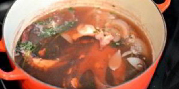 тушеный осьминог