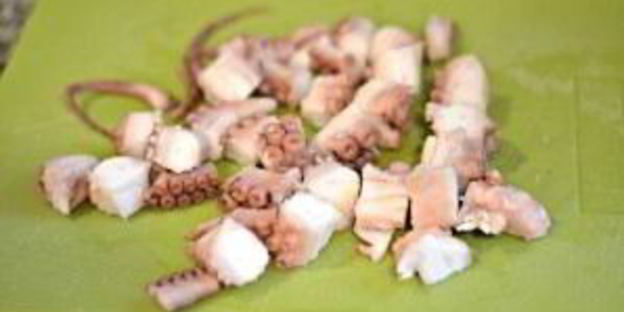 тушеный осьминог