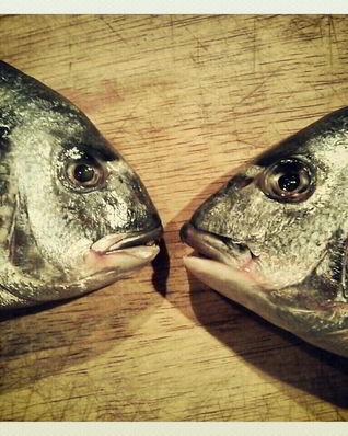 Запеченная дорада с лимоном и ароматными травами