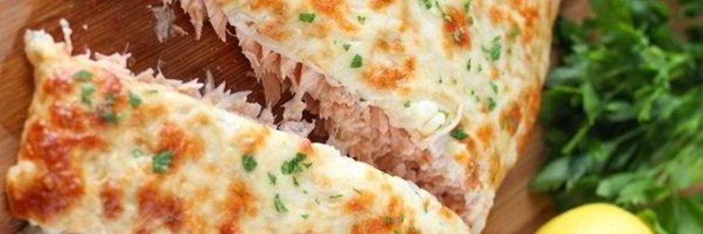 Запеченная семга с сыром