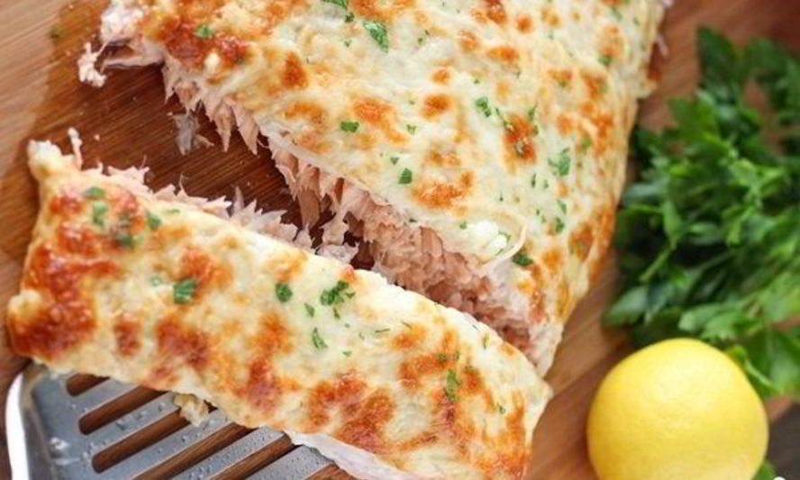 Рецепт запеченной семги с сыром