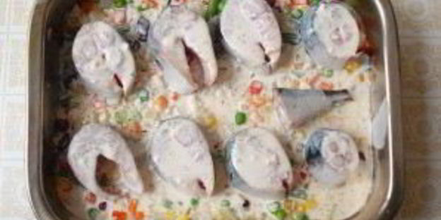 запеченная скумбрия в мексиканском стиле