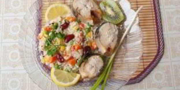 запеченная скумбрия в мексиканском стиле