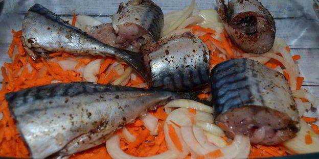 запеченная скумбрия