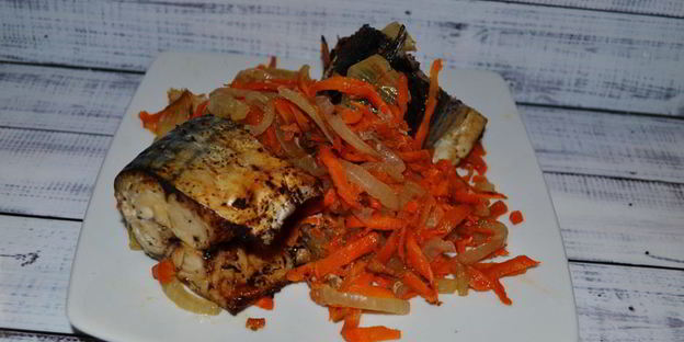 запеченная скумбрия