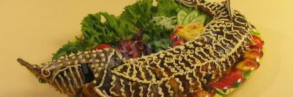 Запеченная стерлядь по-царски