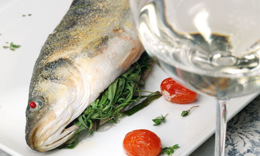 Рецепт запеченного с тархуном сибас