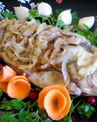 Жареная рыба в маринаде