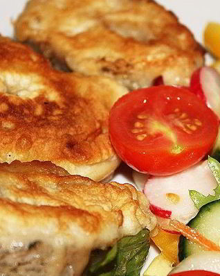 Жареная щука