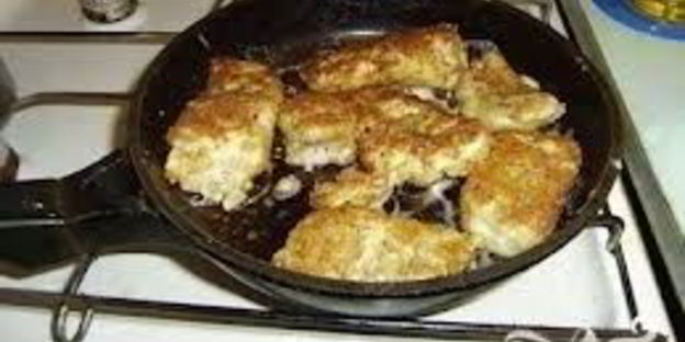 жареная щука