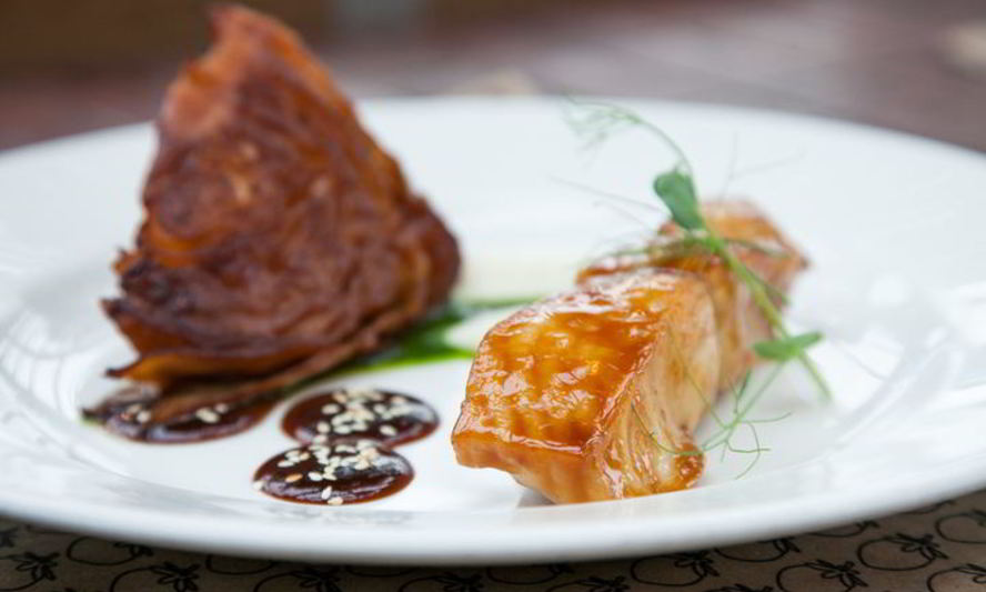 Рецепт зубатки с капустой