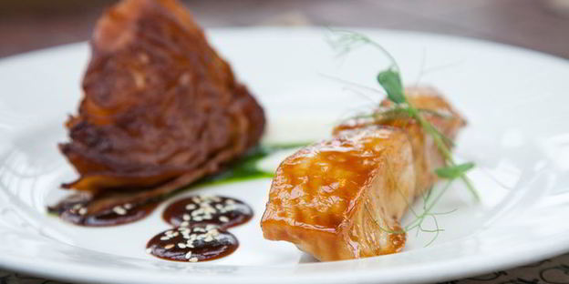 зубатка с капустой