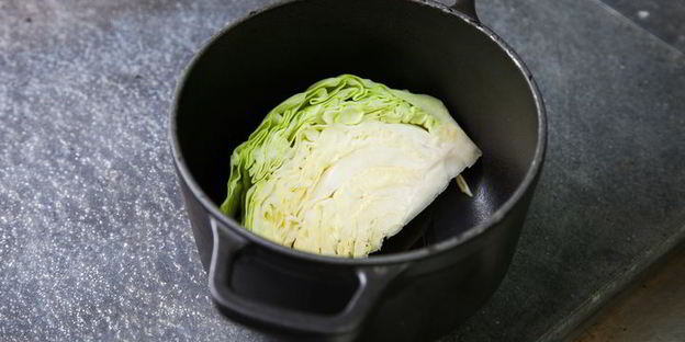 зубатка с капустой