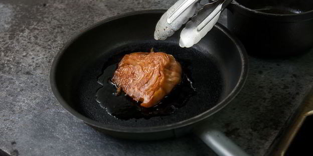 зубатка с капустой