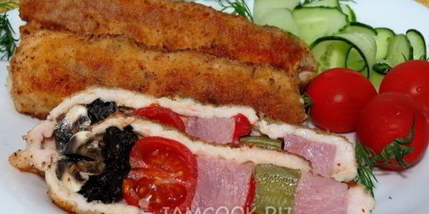 фаршированный шашлычок