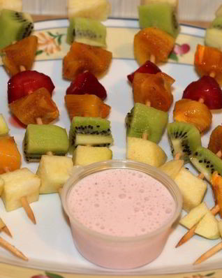 Фруктовые шашлычки