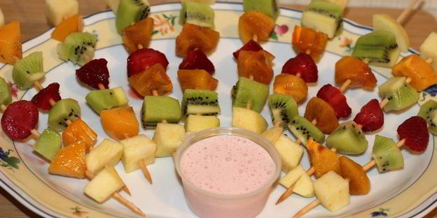 фруктовые шашлычки