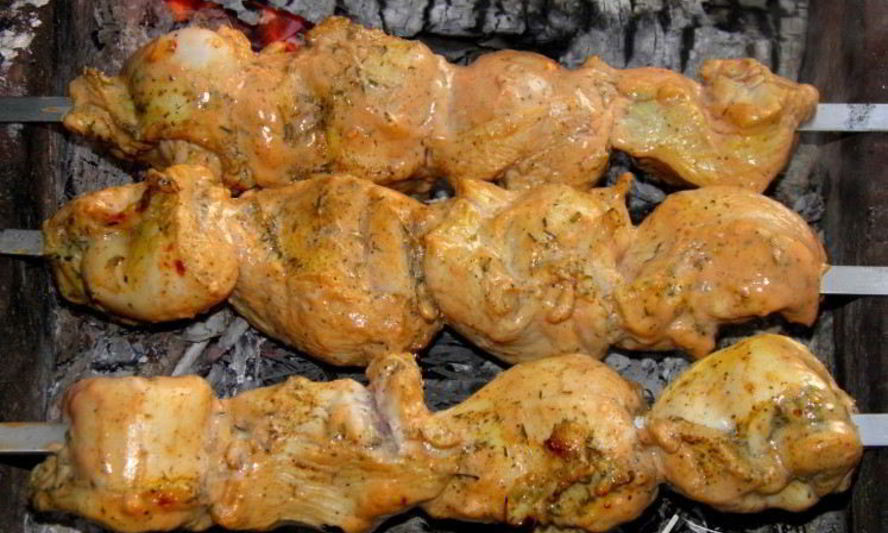 Рецепт куриного шашлычка