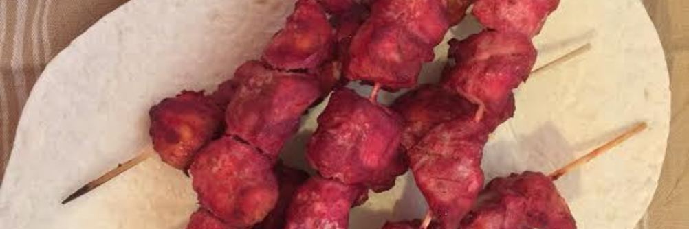 Куриный шашлык с имбирем