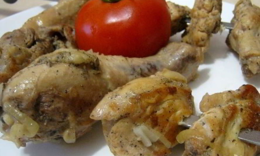 Рецепт куриного шашлыка с уксусом