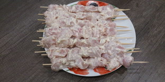 куриный шашлык