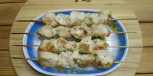 куриные шашлычки на шпажках в духовке для детей