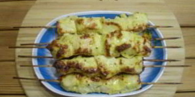 куриные шашлычки на шпажках в духовке