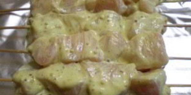 куриные шашлычки на шпажках в духовке