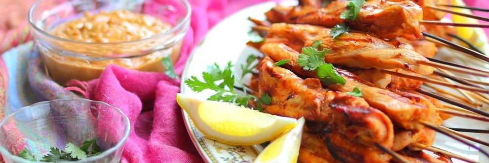 Куриные шашлычки Сатай