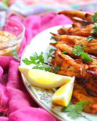 Куриные шашлычки Сатай