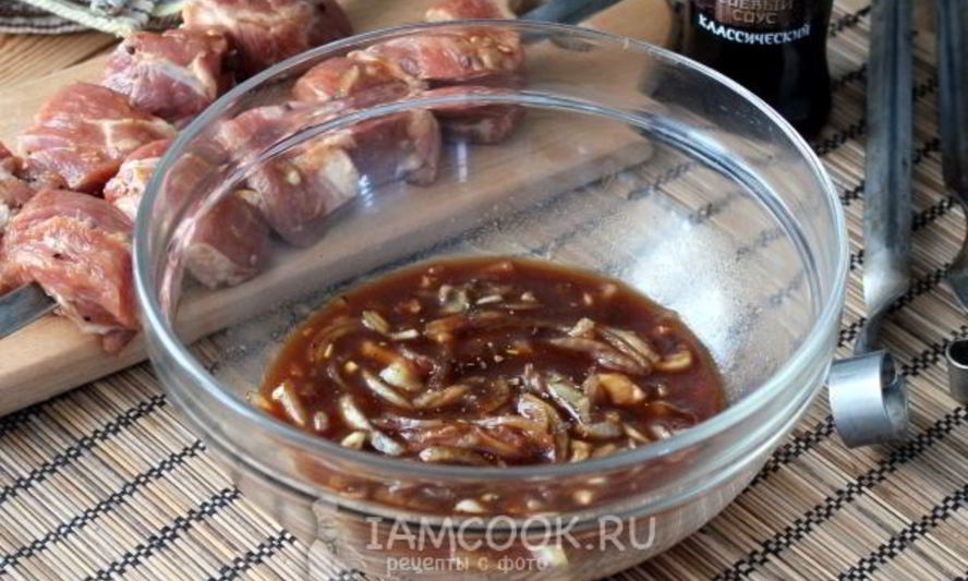 Рецепт маринада для шашлыка с соевым соусом