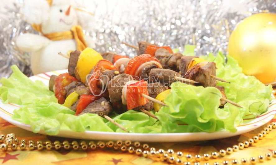 Рецепт новогодних шашлычков